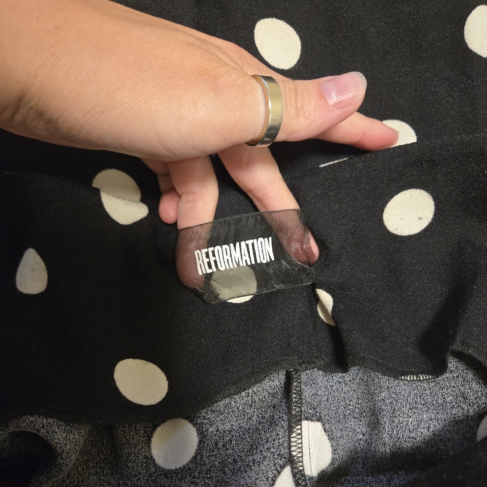 SOLD - Polka dot midi slip dress - Picture 5 of 6